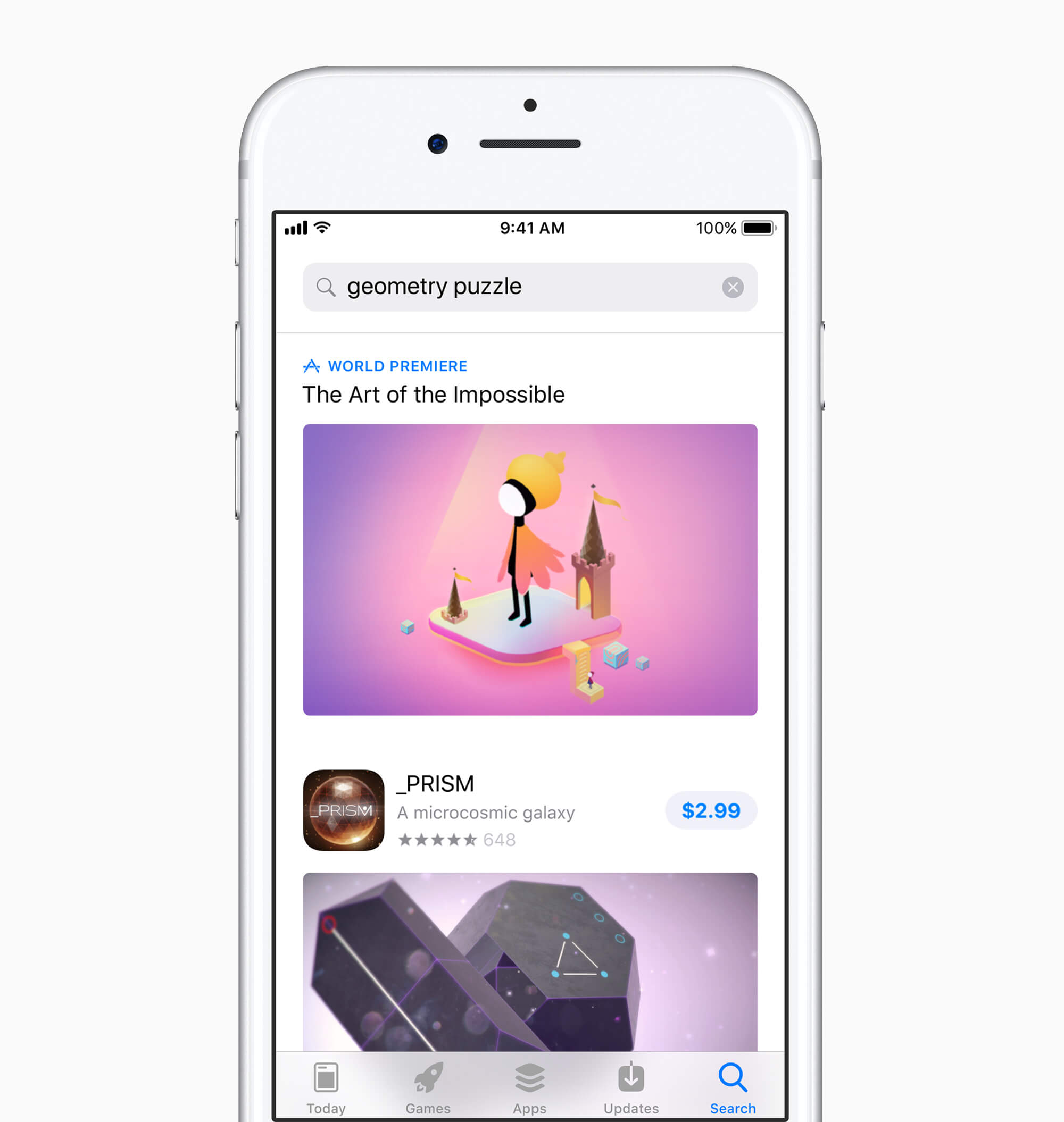 iOS 11 App Store zoeken layout