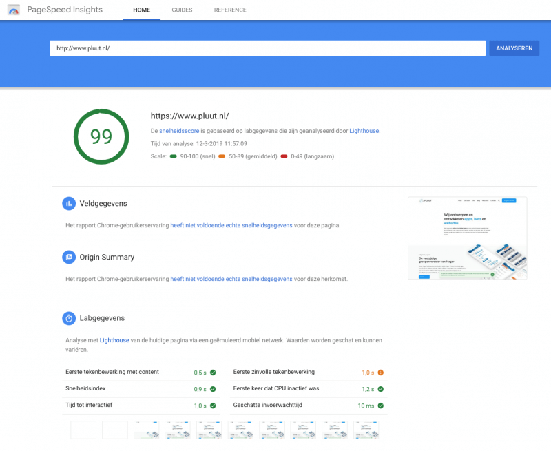 Google Page Speed Insights