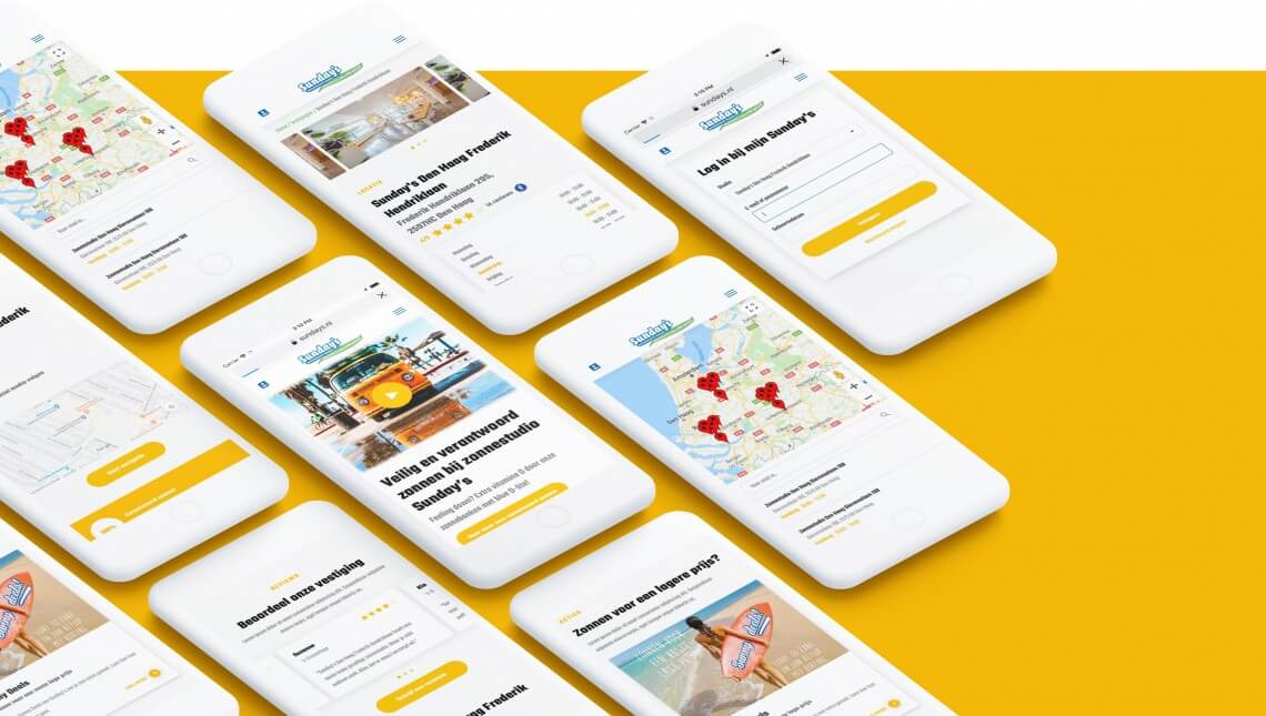 Mobiel is de website uiteraard ook geoptimaliseerd