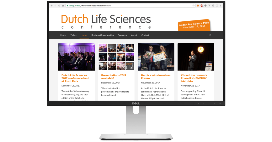 Website voor online ticket verkoop