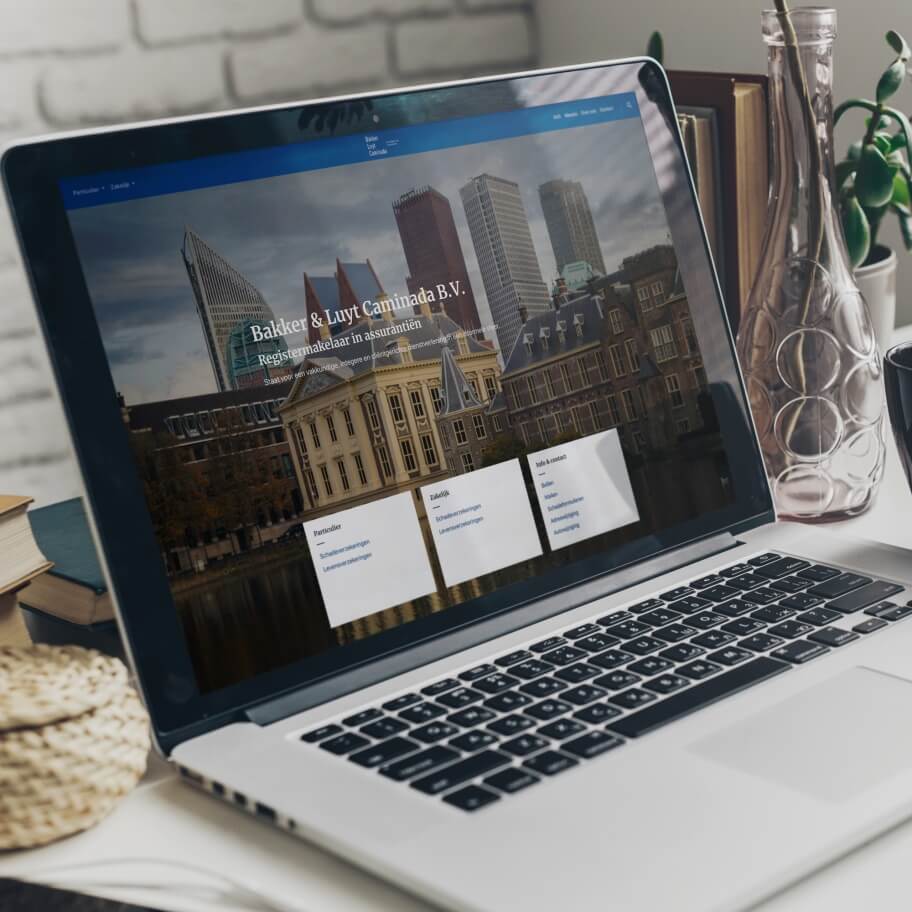 Assurantiekantoor website ontwerp en ontwikkeling