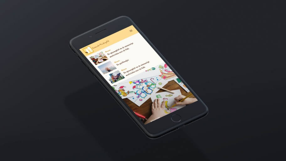 Gastouder website ontwerp en ontwikkeling
